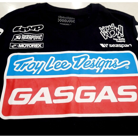Troy Lee Designs GasGas TEAM Pit Graphic T Shirt Size Adult Small NWOT - Picture 6 of 10